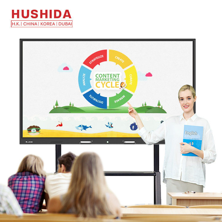 20 Points UHD Touch Screen Interactive Whiteboard All In One Teaching