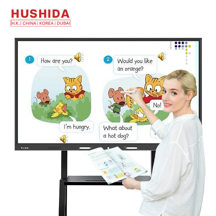 20 Points Digital Interactive Whiteboard With Infrared Touch Control